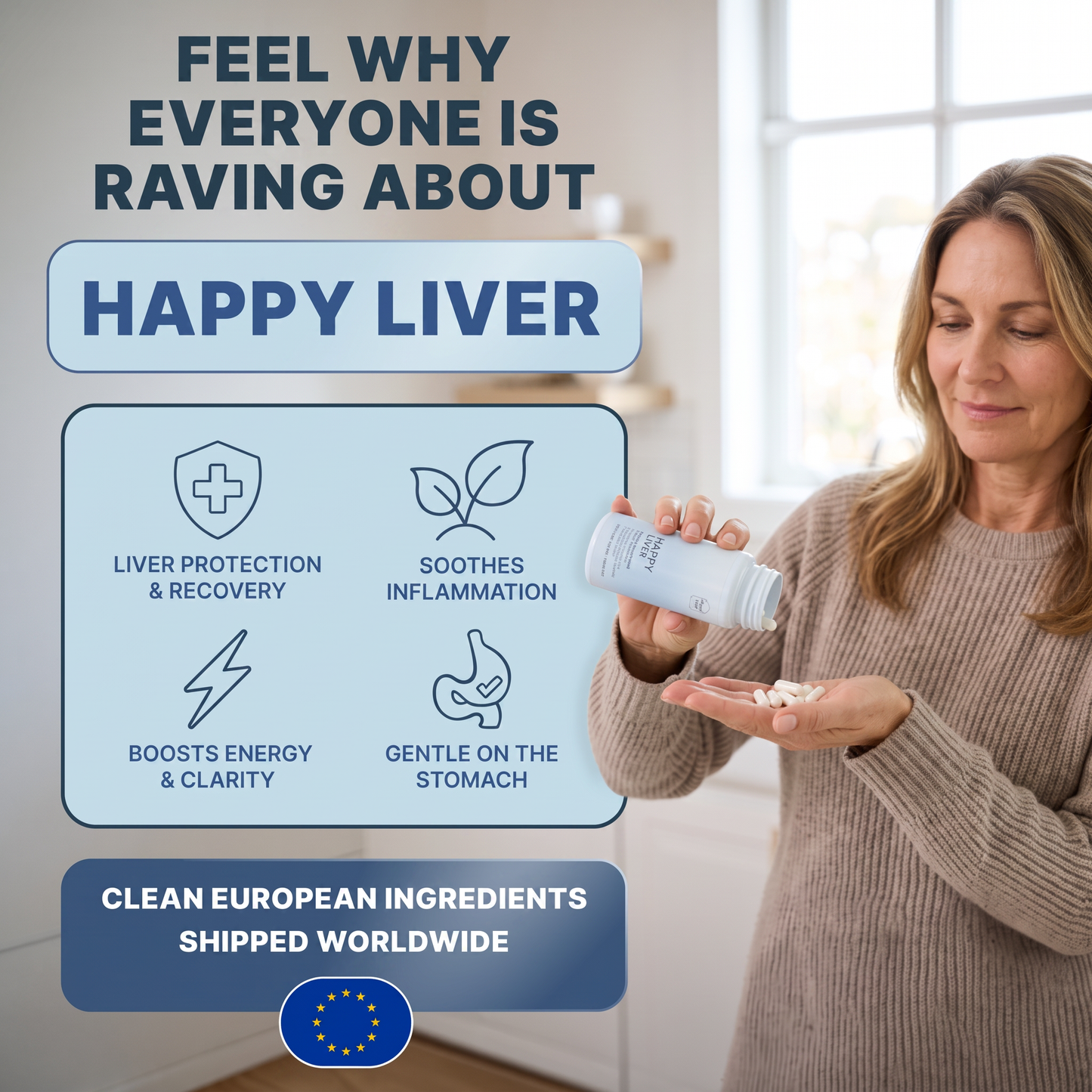 Happy Liver™ Advanced Liver Support for Energy, Bloating & Detox